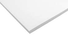 Hobbyplate hvit 18 x 600 x 2400 mm